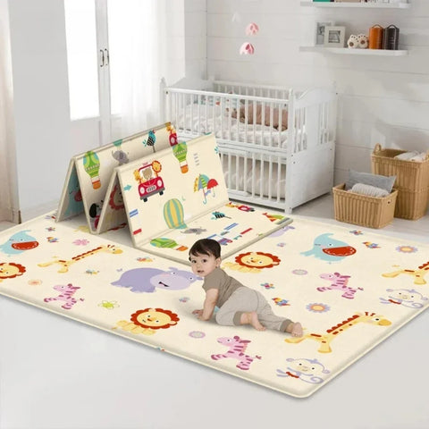 Foldable Baby Play Mat Puzzle Educational Mats Children's Carpets Baby Toys Kid Integrated Crawl Activitys Rugs Baby Accessories