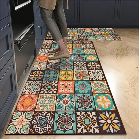 Non-slip Kitchen Carpets for Living Room Long Area Rug Kitchen Floor Mat Carpets Entrance Door Mat Home Decor Alfombra Tapis 러그