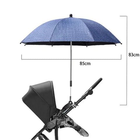 UV Protection Baby Stroller Umbrella With Clamp Universal Sunscree Rainproof Stroller Cover Umbrella  Baby Stroller Accessories