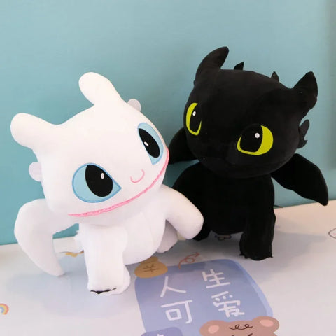 Toothless Dragon Plush Body Pillow Cute Cartoon Stuffed Cushion Soft Kawaii Decorative Body Pillow Sleeping Back Cushion Decor