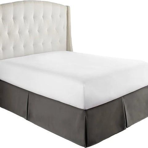 Hot Sales Comfort Soft Pleated Tailored Bed Skirts With Wrinkle & Fade Resistant Fabric -14 Inch Drop Bedding（No Platform))