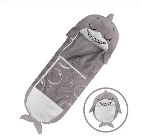 Children's Cartoon Sleeping Bag with Pillow for Birthday Gift Kids Comfy Plush Warm Sleepy Sack Animal Boys Girls Soft Sleepsack