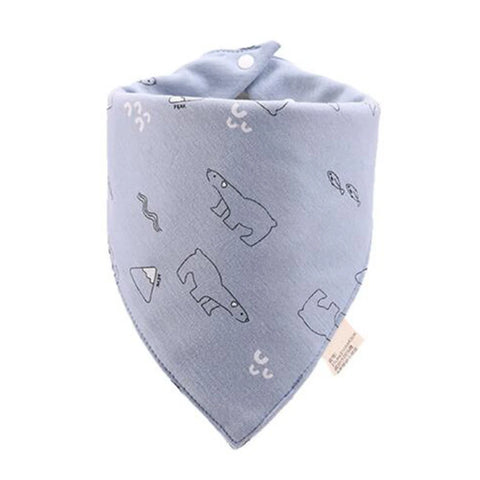 Baby Bibs Cotton Cute Animal Print Saliva Towel Bandana Bibs Newborn Teething Drooling Bib Unisex Feeding Apron For Boy Girl
