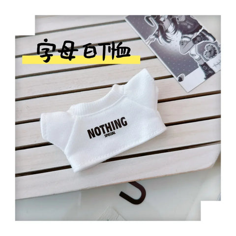 For 17cm Labubus Mini Doll Clothes Outfit Hat Clothes Shoes Labubu II Doll Accessories Cultivate Sitting Party Game Toys 1Pc