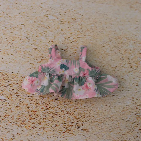 Hawaii Summer Beach Style Clothes For labubu 3.0 v1/v2/v3 clothes outfits For Ropa labubu Doll Clothes Accessories