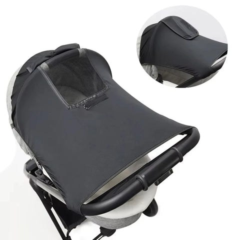 Universal Baby Stroller Accessories Sun Shade UV Protection Sunshade Carriage Canopy Cover for Prams Infants Car Seat Sun Visor
