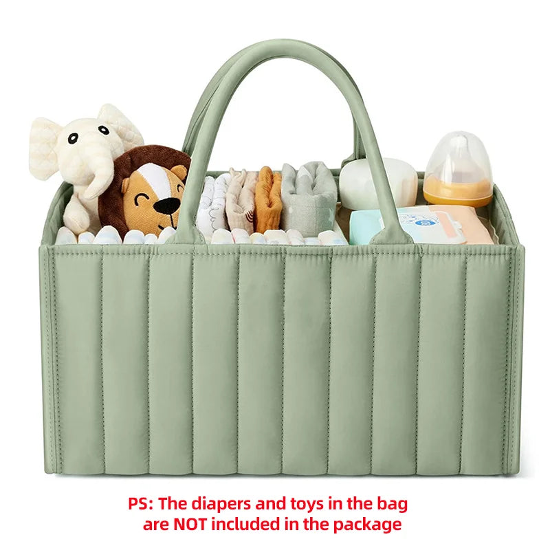 PANGDUBE Baby Diaper Organizer Bag Folding Portable Diaper Stackers & Caddies High Capacity Storage Bag for Baby Things