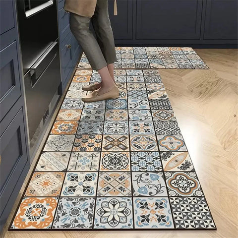 Non-slip Kitchen Carpets for Living Room Long Area Rug Kitchen Floor Mat Carpets Entrance Door Mat Home Decor Alfombra Tapis 러그