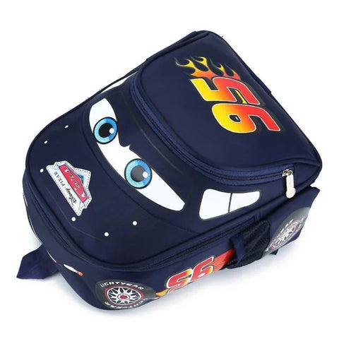 New kindergarten schoolbag children backpack 3D cartoon car shape large capacity boys and girls backpack