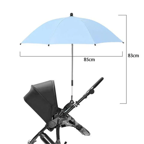 UV Protection Baby Stroller Umbrella With Clamp Universal Sunscree Rainproof Stroller Cover Umbrella  Baby Stroller Accessories