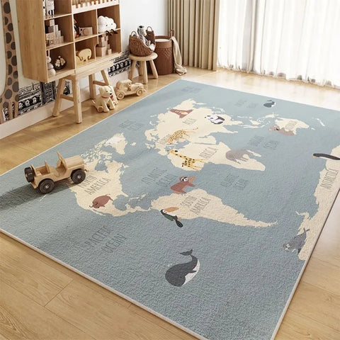 Space Astronauts Carpet for Living Room Home Decoration Sofa Table Large Area Rugs Bedroom Bedside Floor Mat Bathroom Door Mat