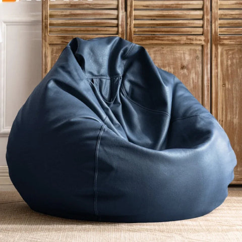 OTAUTAU Filled 70cm Faux Leather Bean Bag Sofas with Filler Comfy Beanbag Sofa Puff Floor Seat Chaise Lounge Pouf Chair DD004