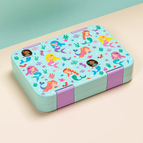 1100ml Cartoon Printed Lunch Box Microwavable Bento Box Interlayer Leakproof Storage Box Hermetic Containers Students School