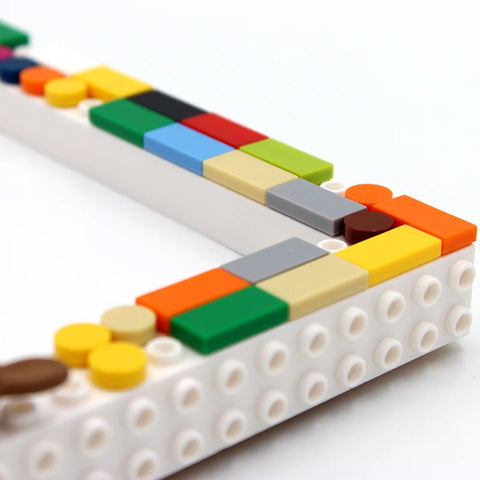 Pinliving Love DIY Baby Building Block Photo Frame Set Simple Advertisement Handmade Creative Gift Moss Password