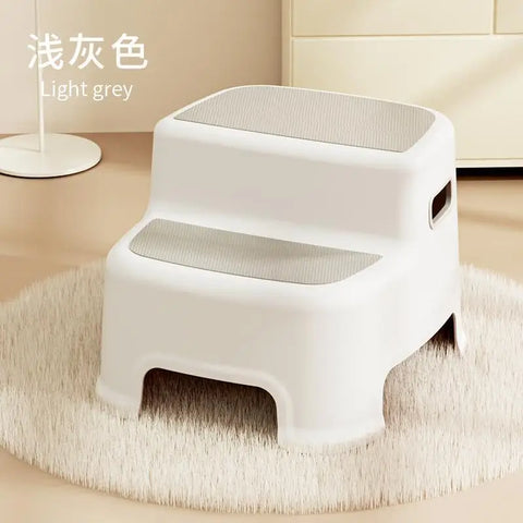 Children's Ottoman Baby Step Chair Stool Small Bench Hand Washing Step Children's Stool Non-Slip Footstool Stand Stool