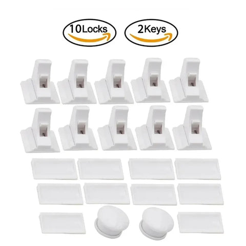 Magnetic Children's Lock for Extra Cabinet Door Safety: A Must-Have for Parents  Drawer Lock  Baby Protection  Baby Safety Lock