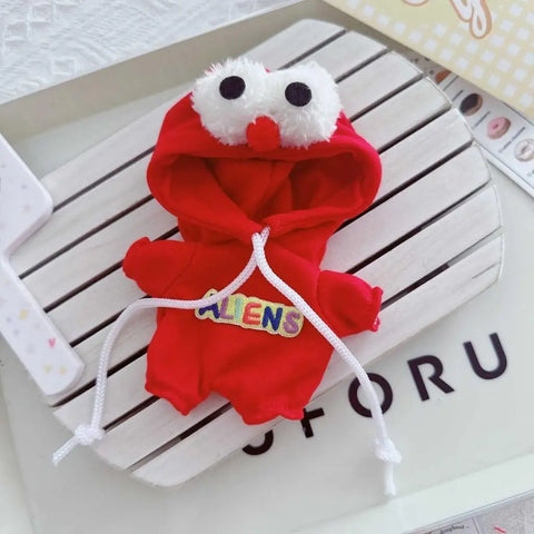 15cm Doll'S Clothes Outfit Accessories For Korea Kpop Exo Labubu Idol Dolls 10cm cotton doll crawling clothes pull-up Clothing