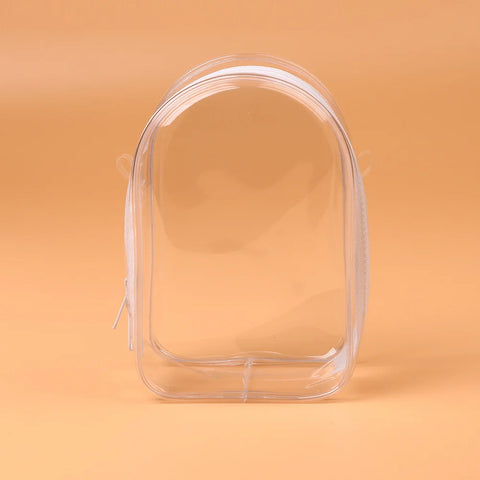 Labubu Protect Case Labubu Sitting Party 15/17cm Cotton Doll Shoulder Pain Bag PVC Storage Bag Labubu Walk Bag Dustproof