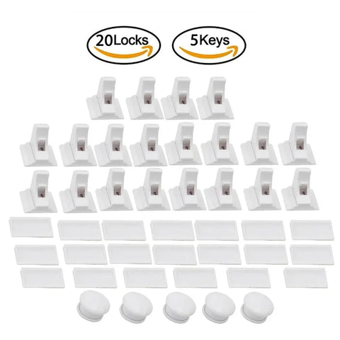 Magnetic Children's Lock for Extra Cabinet Door Safety: A Must-Have for Parents  Drawer Lock  Baby Protection  Baby Safety Lock