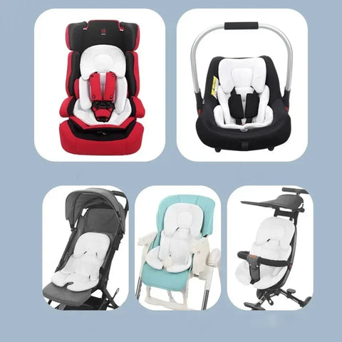 Universal Baby Stroller Seat Pad Cotton Seat Pad Baby Car Seat Cushion Child Infant Cart Mattress Mat Stroller Accessories