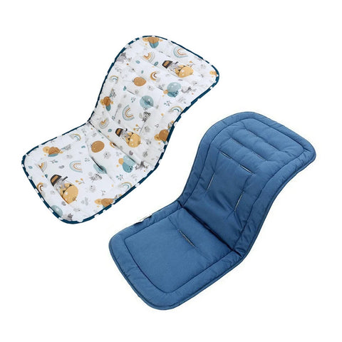 Comfortable Cotton Baby Stroller Pad Four Seasons General Soft Seat Cushion Child Cart Seat Mat Kids Pushchair Cushion For 0-27M
