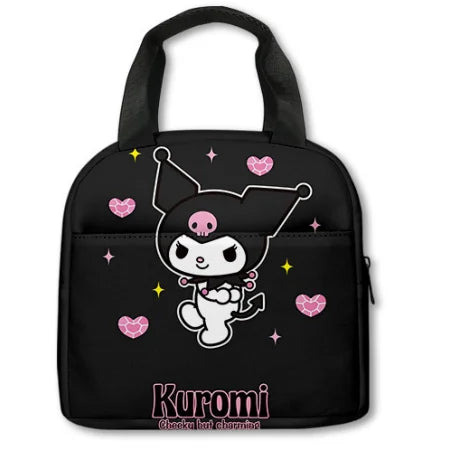 Sanrio Kuromi Backpack Sanrio Backpack Pencil Bag Student School Bag Primary and Middle kawaii Cartoon School Bag Mochila