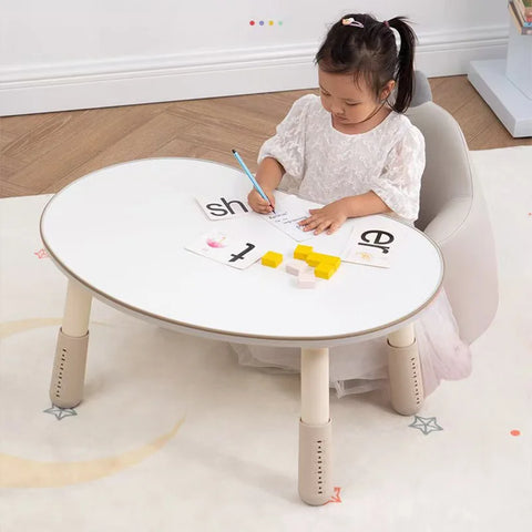 Pea Table  Children'sPeanutTableBabyEarly Education Learning Table Kindergarten Kids Reading Desk Baby Cute HousewearFurnishings