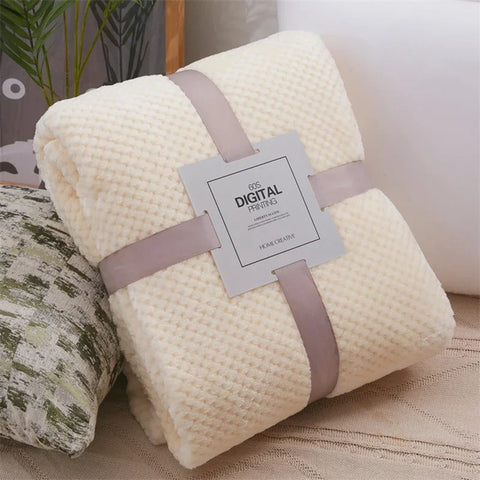 Thicken Baby Blanket Soft Fleece Quilt for Newborn Swaddle Wrap Baby Bedding Accessories Sofa Blanket Stroller Cover Kids Gift