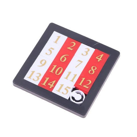 1PC 1-15 Number Slide Puzzle Brain Puzzle Games Exercise The Brain Educational Toy Developing for Children Toys