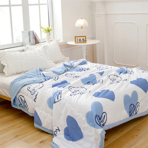 YanYangTian Summer Thin Quilt Comforter Soft Air conditioning Four-season Quilt/Duvet/Blanket Bed duvets 150 single bed quilt