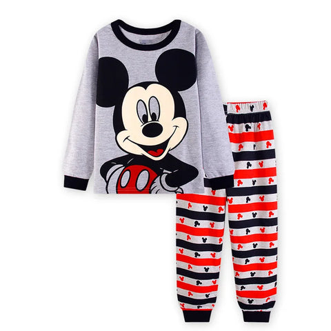 New Spring Autumn Children's Clothing Sets Mickey Cartoon Minnie girl boy Pajamas Kids Set Boys Sleepwear Baby Girls Pyjamas