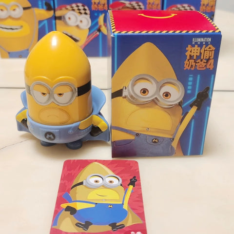 New Despicable Me 4 Minions Cute Action Figure Model Collectible Toy Room Decoration Kid Birthday Gifts