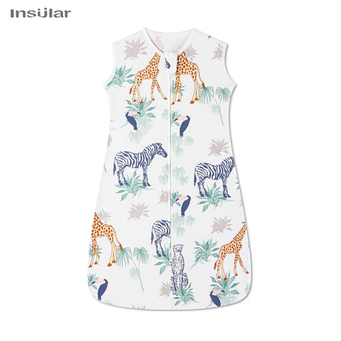 Sleeveless Vest Baby Sleeping Bag Cotton Thin Breathable Pajamas Anti-Kicking Cocoon for Newborn Envelope Sleep Sack Bedding