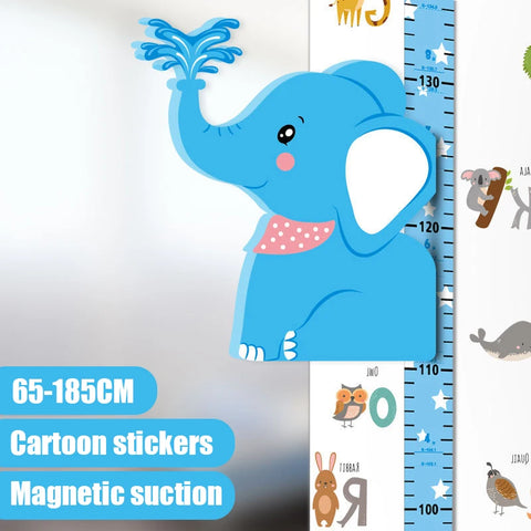 Removable 3d Three-dimensional Cartoon Height Stickers Self-adhesive Children's Magnetic Suction Baby Height Wall Stickers