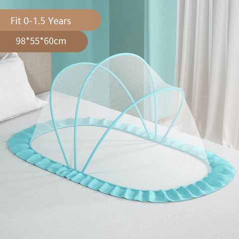 Summer Dome Mosquito Net Baby Bed Canopy Netting Stand Hanging Bed Net Support Crib Mosquito Curtain Fly Insect Protection Tent