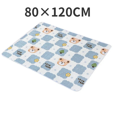 Waterproof Washable Mattress Urine Mat for Baby Toddlers Cartoon Bed Protector Diaper Bedding Urine Pads Cloth Breathable