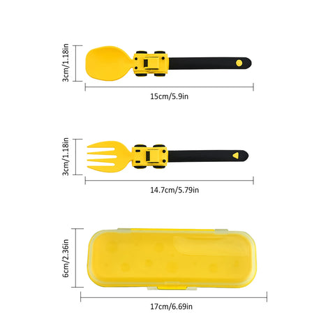 Mother Kids Things for Baby Complementary Feeding Utensils Children's Dishware Babies Cutlery Spoon Tableware Fork Stuff Solid