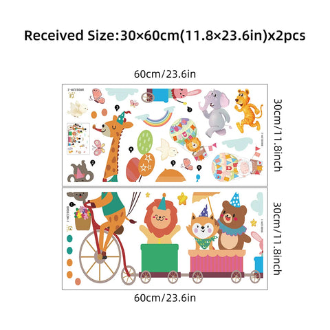 Cartoon Planet Rocket Height Measurement Wall Stickers for Kids Room Baby Boy Room Height Roller Grow Up Chart Wall Decals Mural