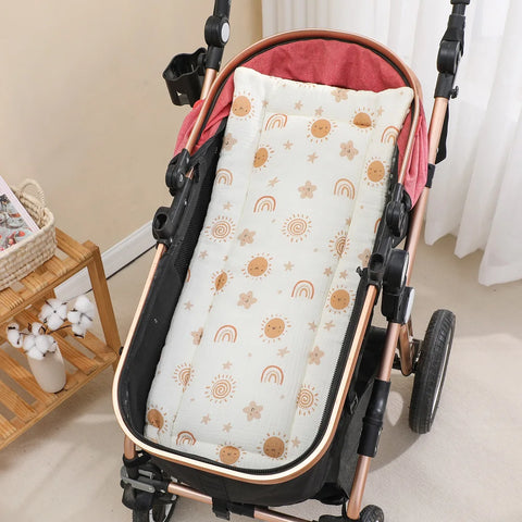 Baby Stroller Seat Cushion Soft Mattress Kids Pushchair Car Mat Stroller Accessories