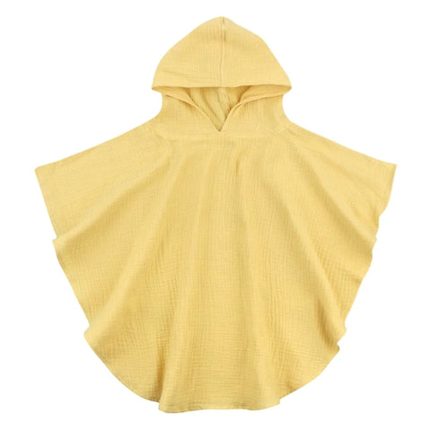 Soft Cotton Baby Hooded Towel Bath Towel for Boys Girls Bathrobe Sleepwear Children's Clothing Floral/Solid Color Infant ponchos