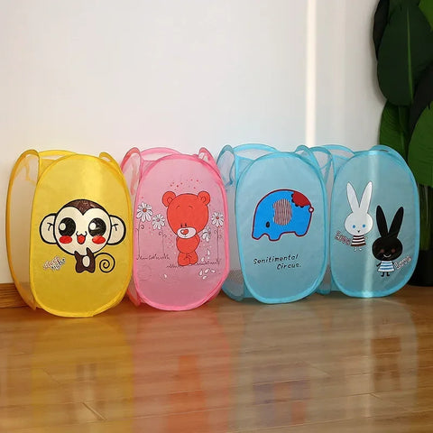 Sorting Basket Toy Storage Basket Folding Clothes Laundry Basket Children Kids Toys Sundries Home Storage Organize