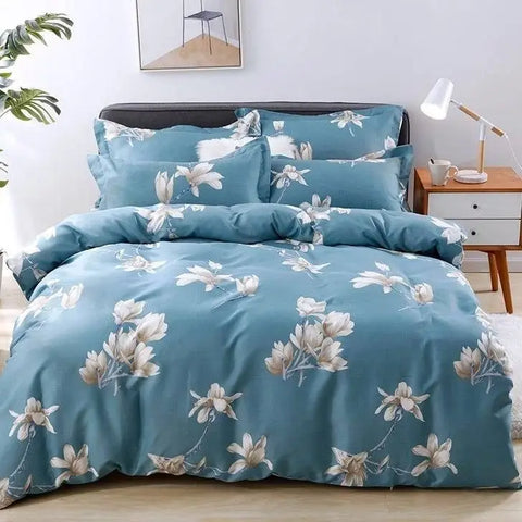 Brushed Duvet Bedding Set, Single Quilt Covers, Warm Bed Sheets, Pillowcases, Double Quilt Covers, Autumn, Winter