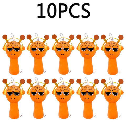 10PCS Sprunki Plush Incredibox Game Plush Kawaii Stuffed Pillow Soft Dolls Collection Room Decoration Christmas Gift Toy forKids