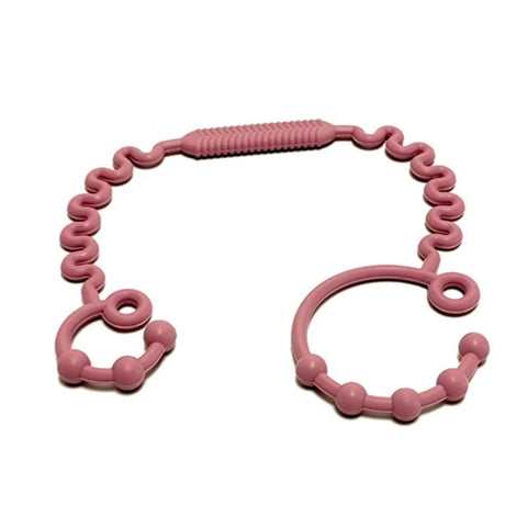 Versatile Teething Toy Bottle Holder Silicone Strap Practical & Reliable Teether Toy Tethers for Pushchair High Chair