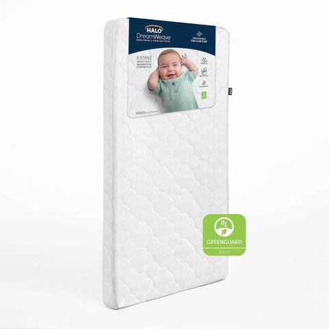 DreamWeave Baby Crib Mattress and Toddler Bed, Breathable, Dual Sided 2-Stage Design, 100% Breathable Mattress