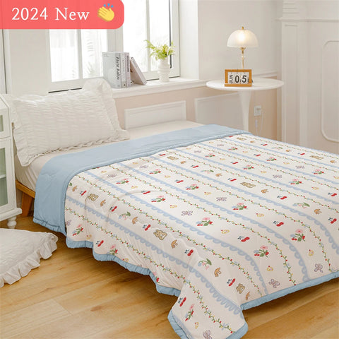 YanYangTian Summer Thin Quilt Comforter Soft Air conditioning Four-season Quilt/Duvet/Blanket Bed duvets 150 single bed quilt