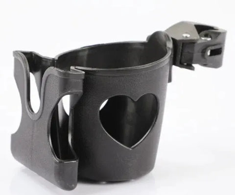Stroller Cup Holder Phone Holder 2-in-1 Stroller Phone Milk Bottle Holder For Pram Pushchair Wheelchair Accessories