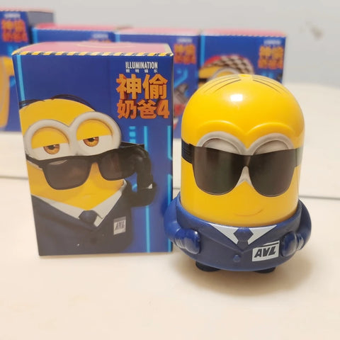 New Despicable Me 4 Minions Cute Action Figure Model Collectible Toy Room Decoration Kid Birthday Gifts