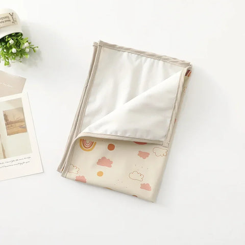 Reusable Baby Diaper Changing Mat Cover Waterproof Foldable Newborn Baby Sheet Mattress Portable Multi Use Travel Floor Play Pad