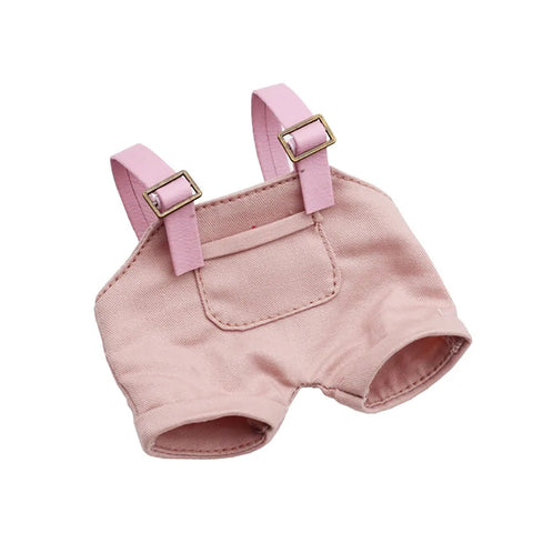 17cm Mini Doll'S Clothes Outfit Accessories For Labubu V1 V2 V3 Striped overalls hats glasses shoes Cool handsome Clothing Gift